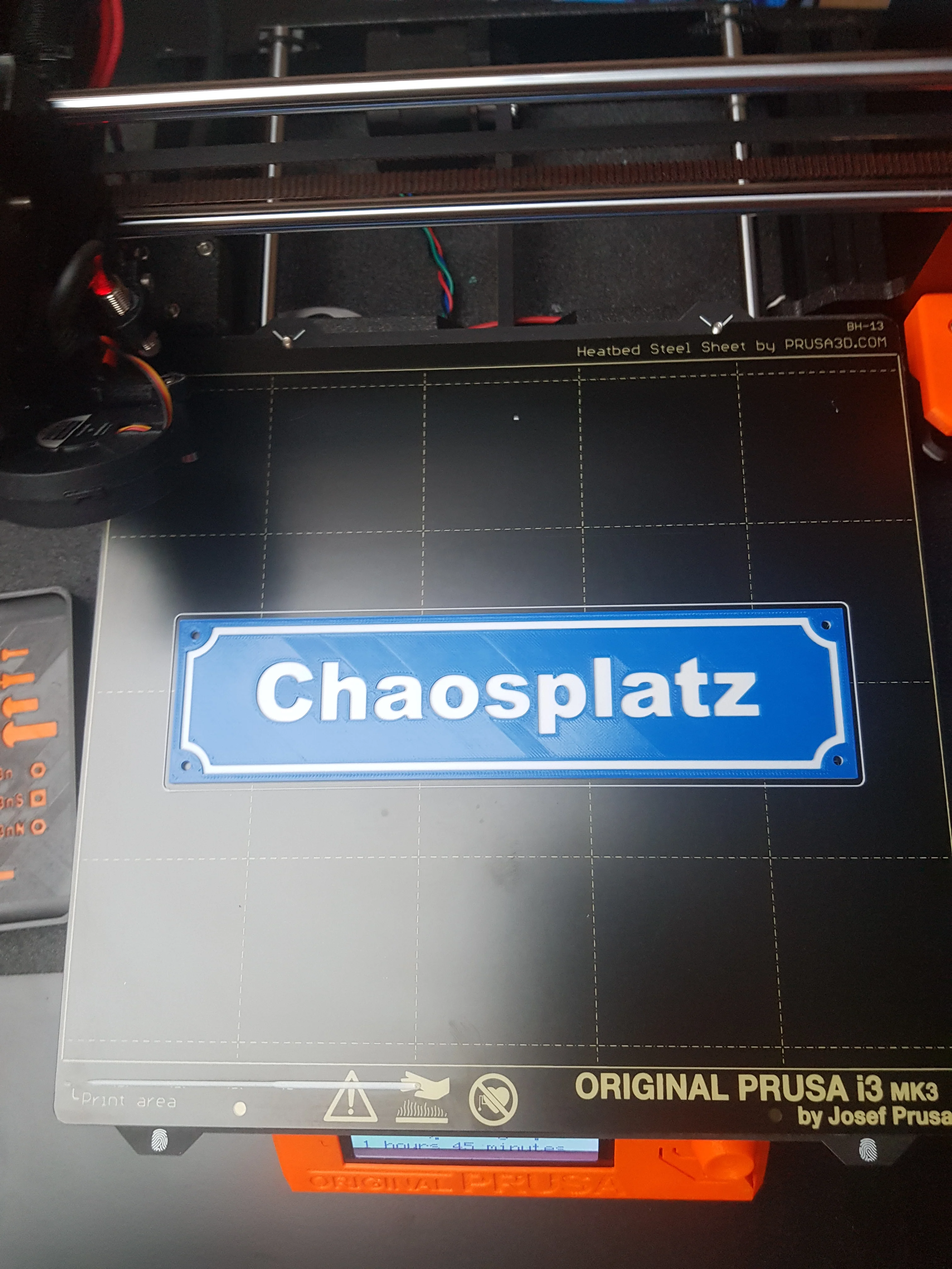 Chaosplatz Straßenschild / Roadsign