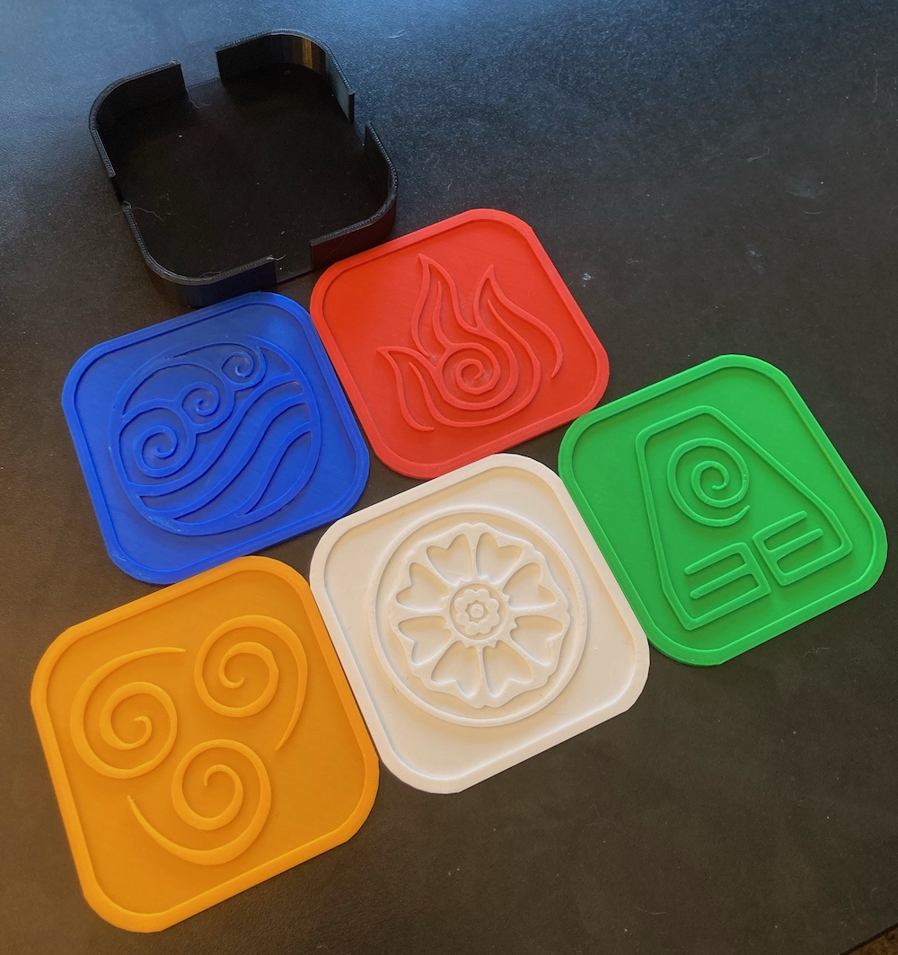 Avatar Symbols Coaster Set