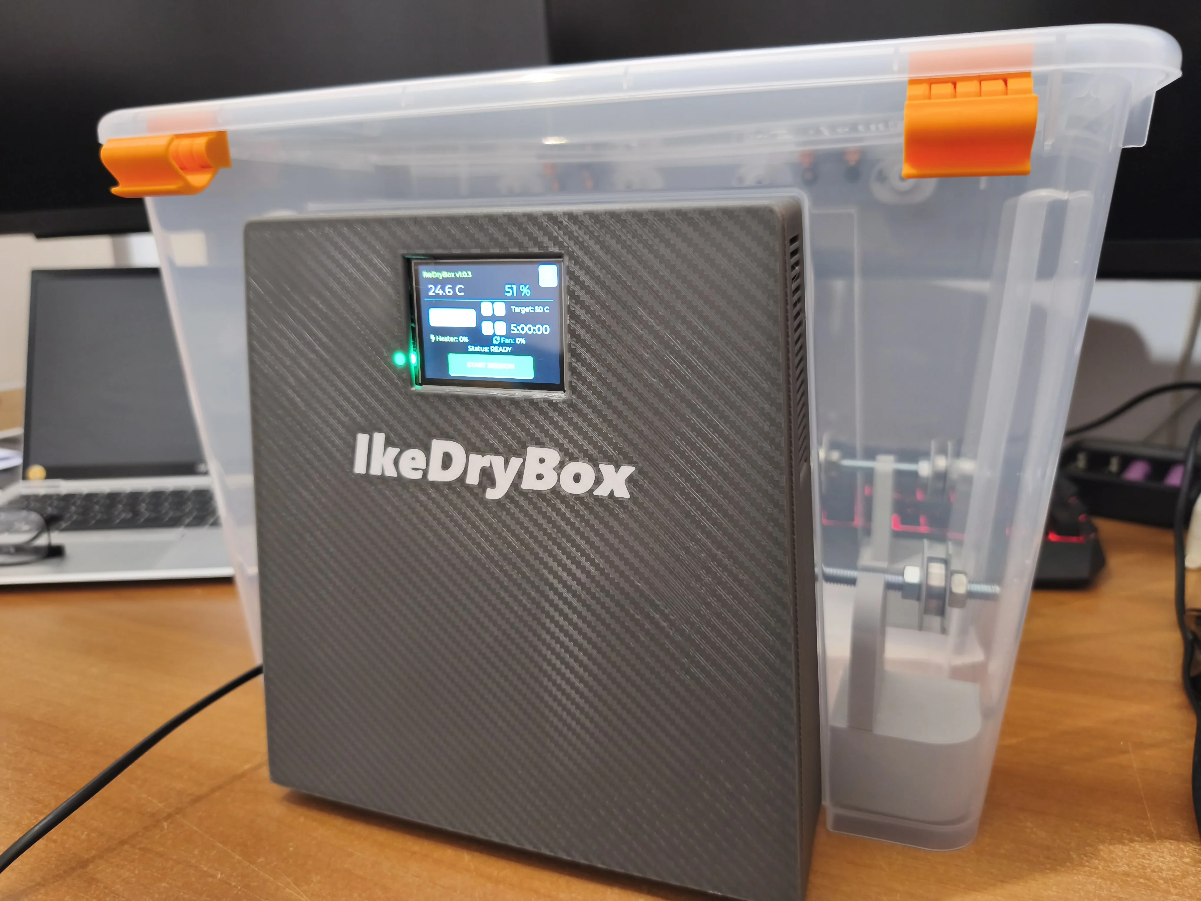IkeDryBox Smart - Active Filament Drybox (Ikea Samla 22L)