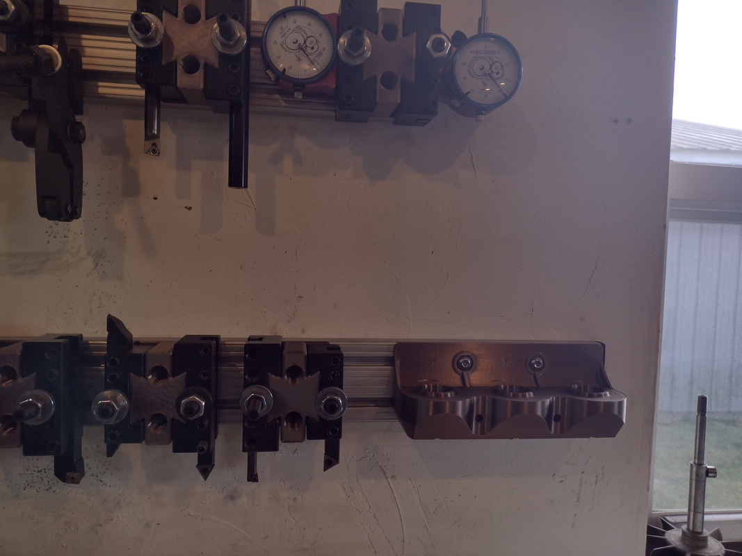 MT3 tailstock tool rack for 3034-lite T-slot rail