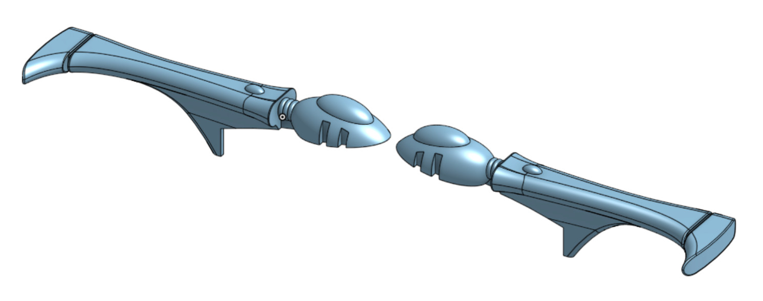 Space Elf Snake Tank Shield Antenna Set (Spare Parts)