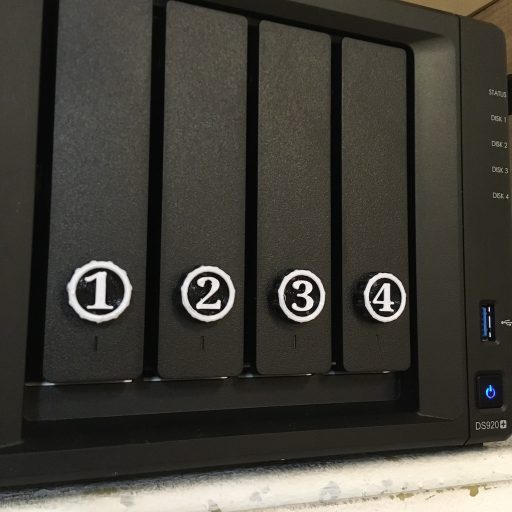 Synology NAS Numberplate Key