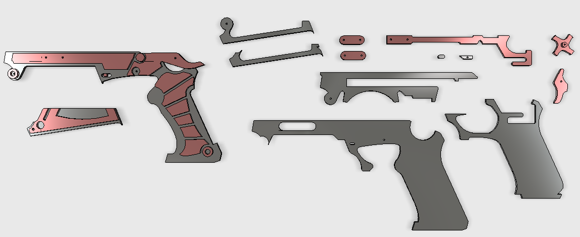 Rubber Band Guns (TOY) - Romulus and Remus