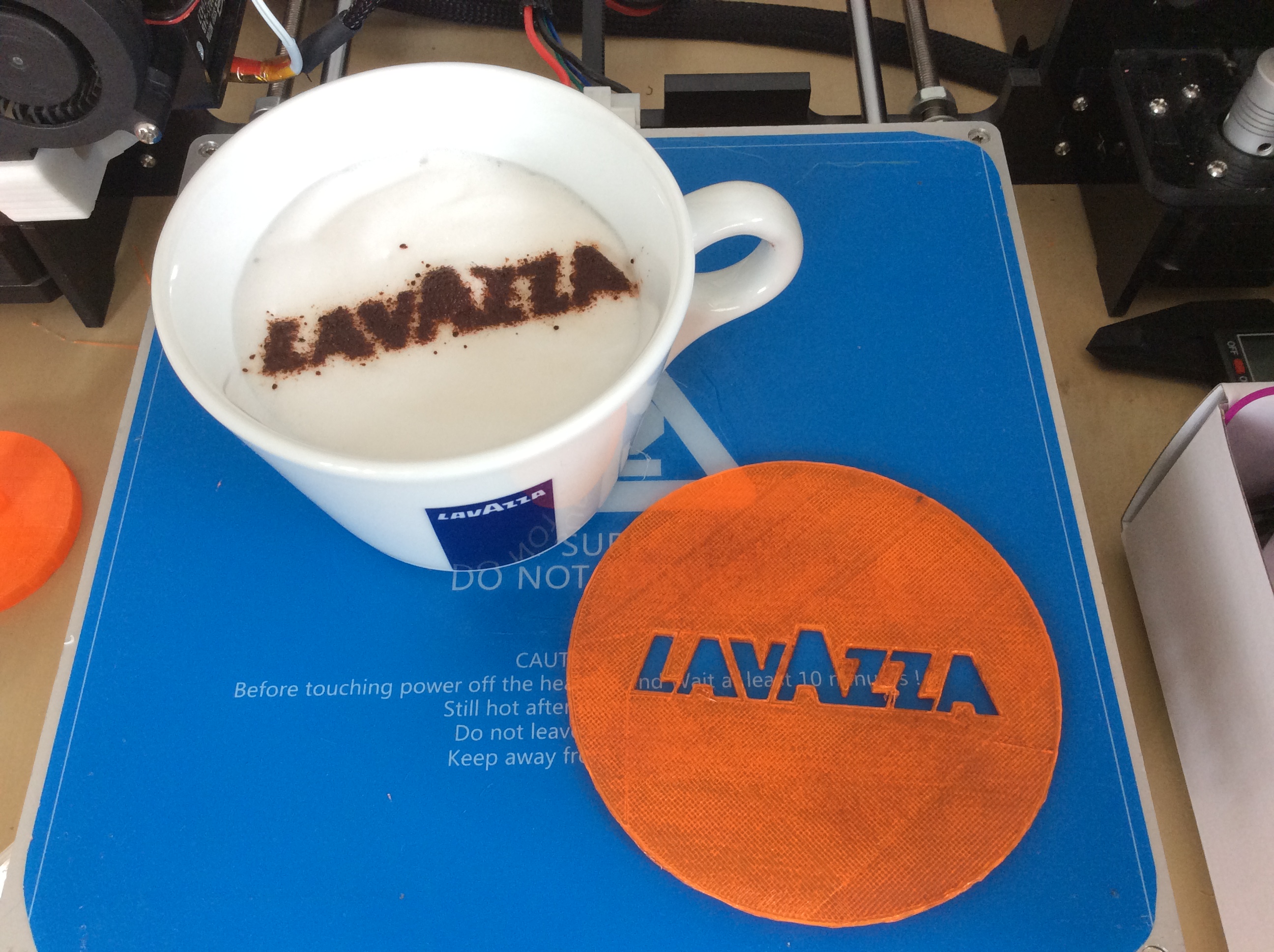 Lavazza Latte Stencil 10cm