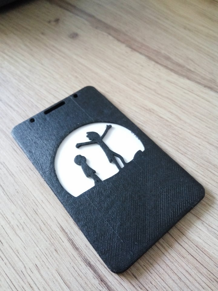 Rick & Morty ID Badge card holder (design 1)
