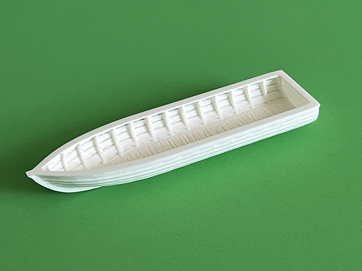 35' YACHT UNDER CONSTRUCTION HO SCALE