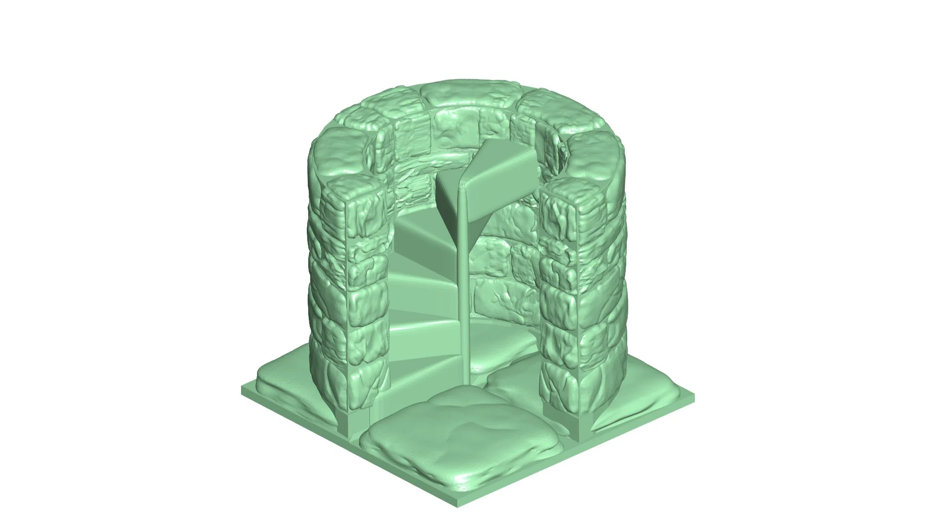 OpenForge 2.0 MAG Corner Spiral Stair