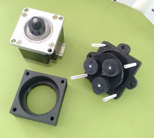 Planetary reduction box 6:1 Stepper Motor Nema 23