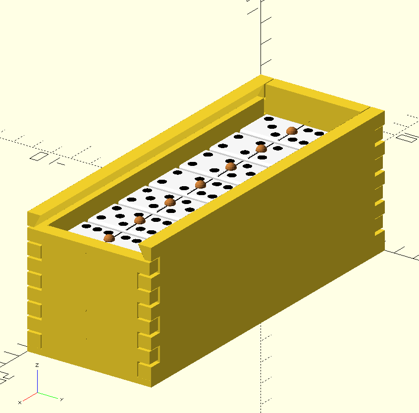 Best openscad dominoes ever.