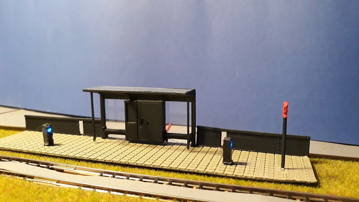 Tram Stop in H0/HO