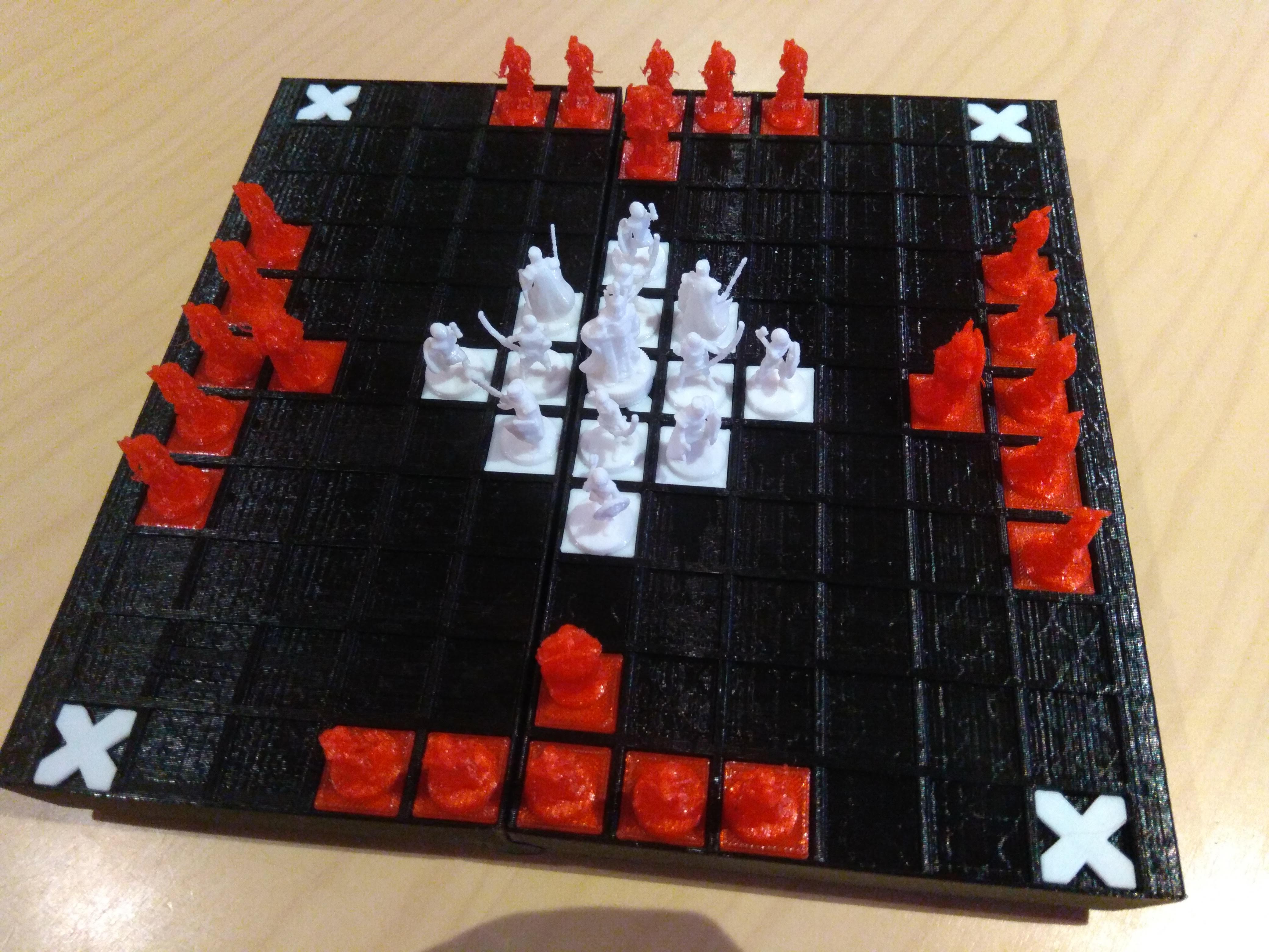 Hneftafl - The Viking Game. No supports.
