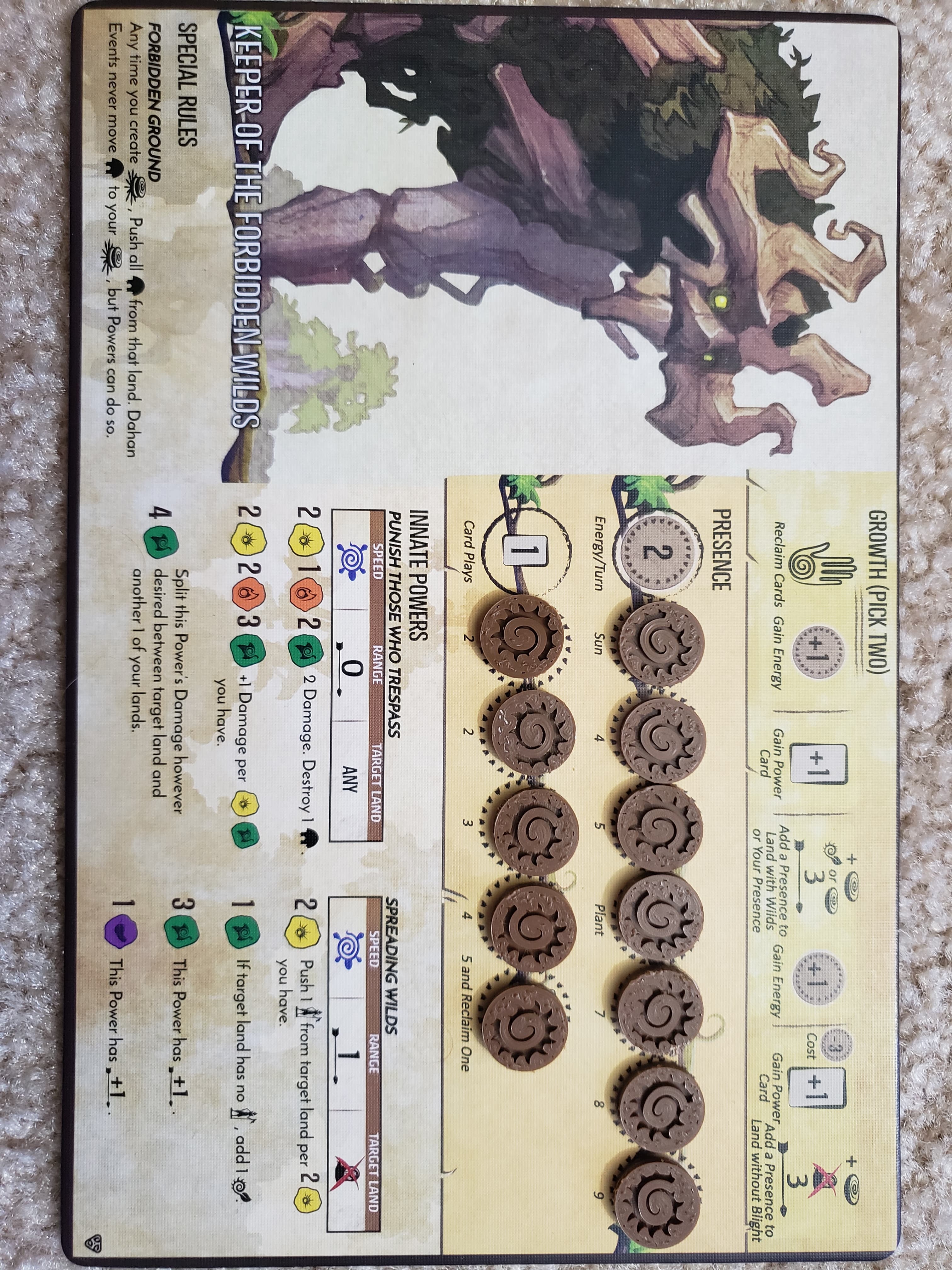 Spirit Island Keeper Token