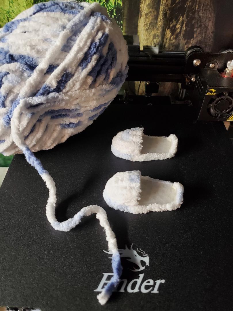 Fuzzy Doll Slippers