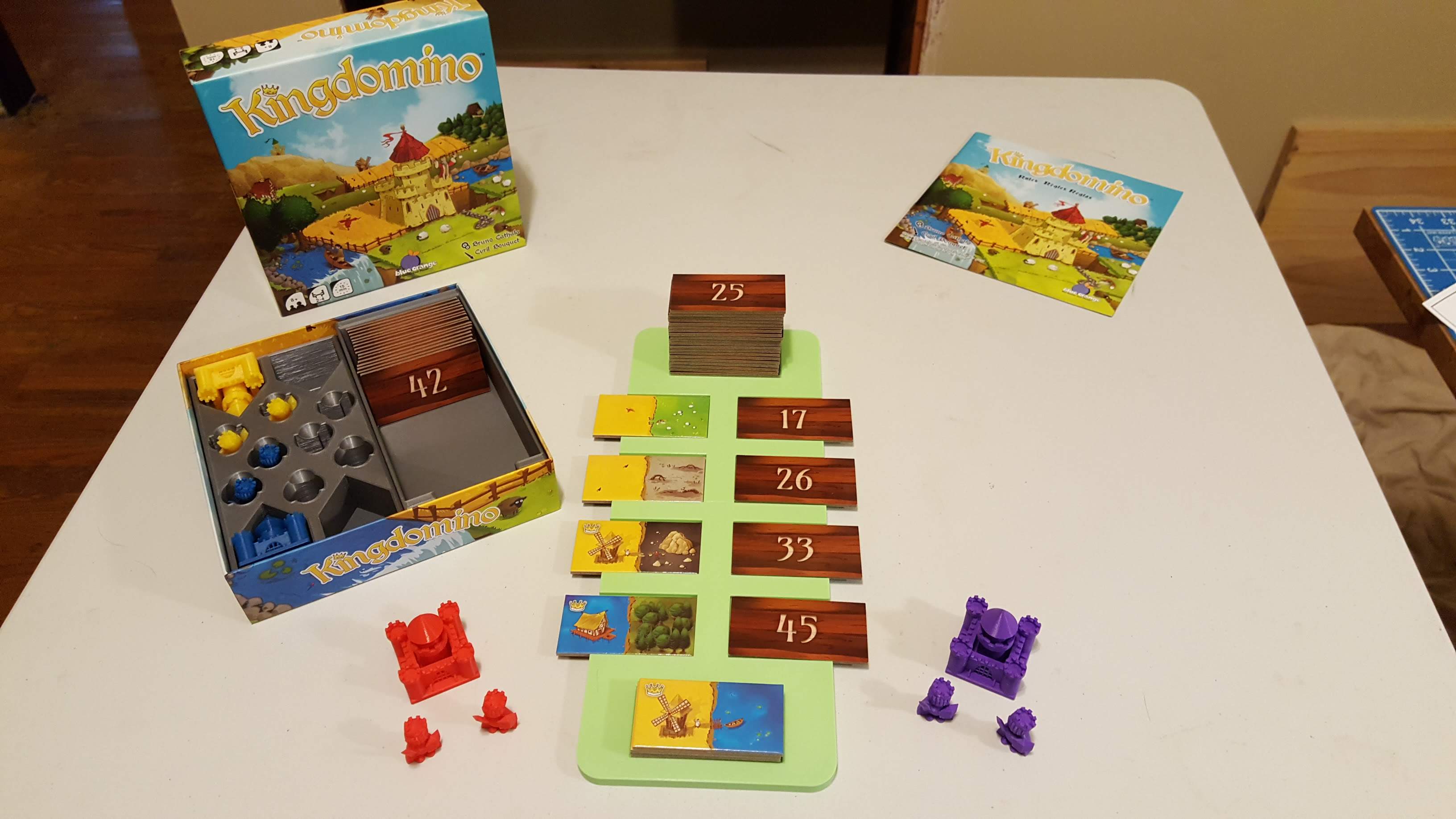Kingdomino setup tray