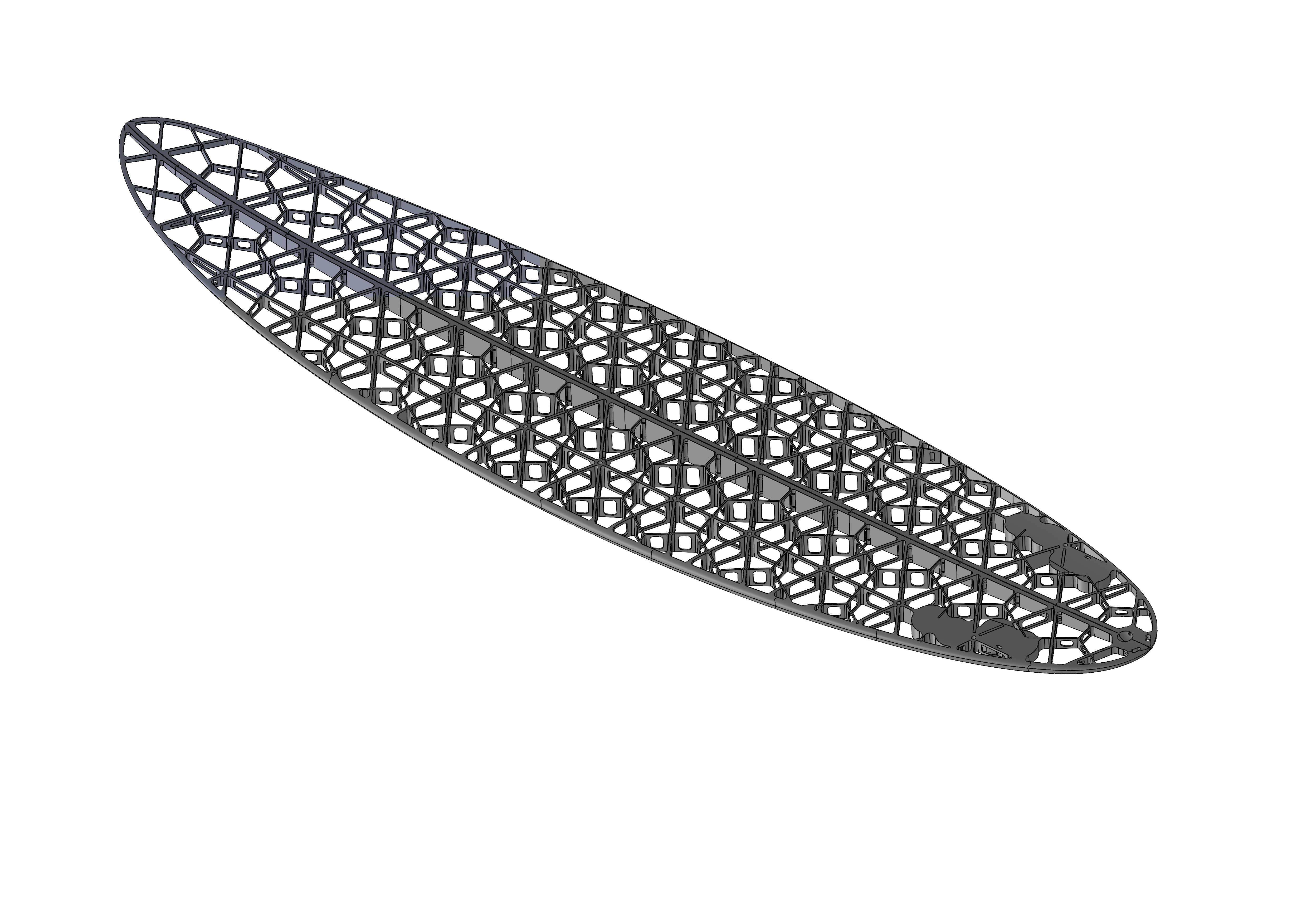 Do It Your Surf V2 ! : 3D-printable Hybrid / Funboard Surfboard