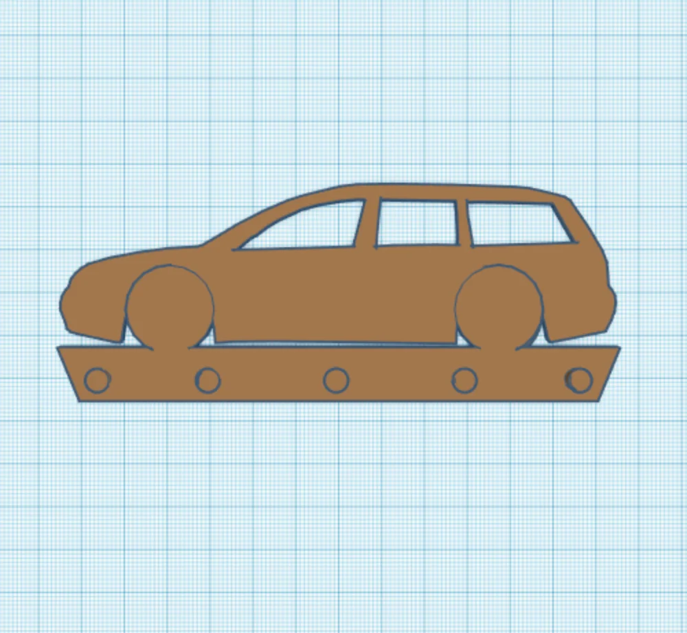 VW Passat Key Rack