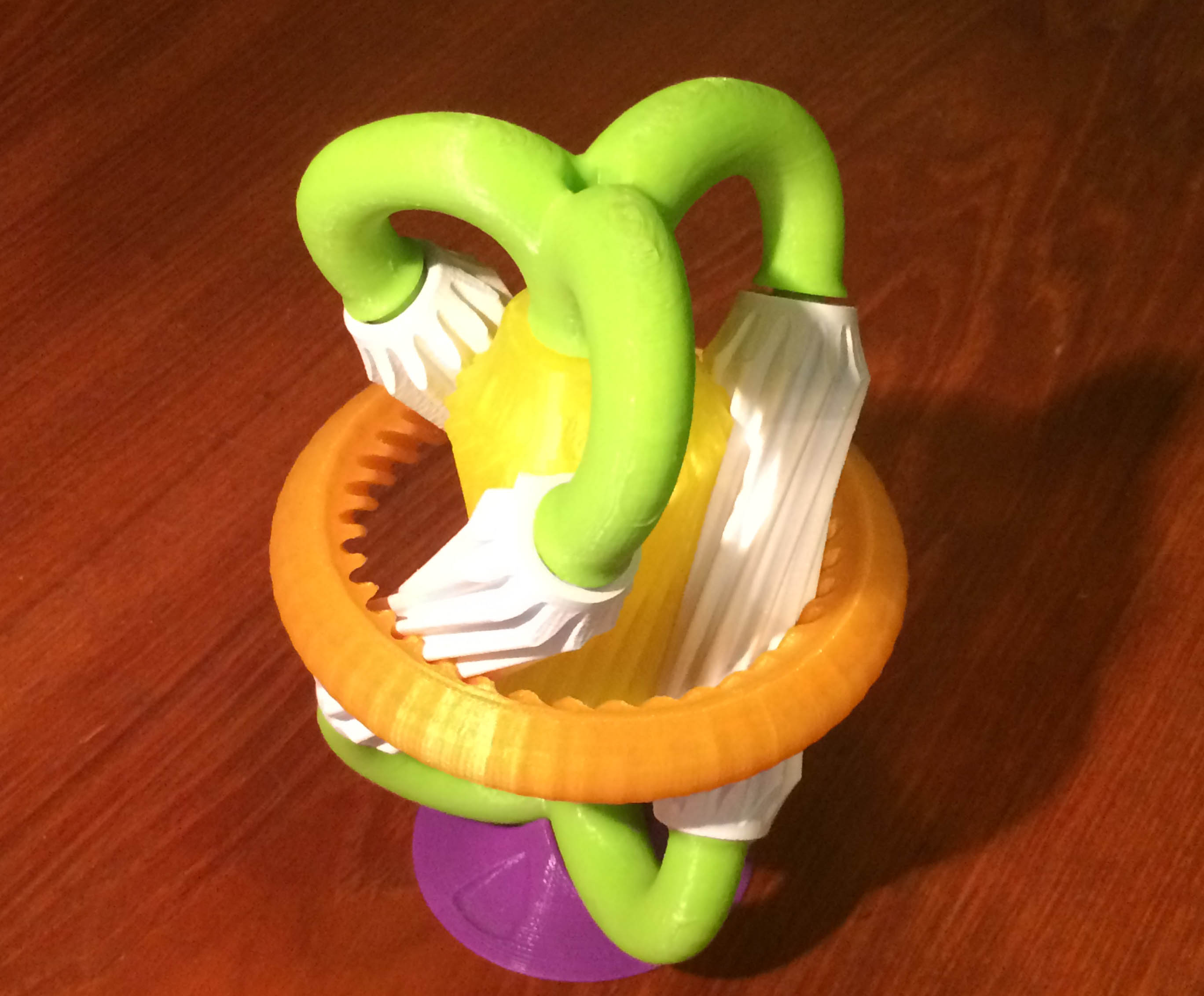 (screwless) Hyperbolic Planetary Gear (with Orbital Gear)