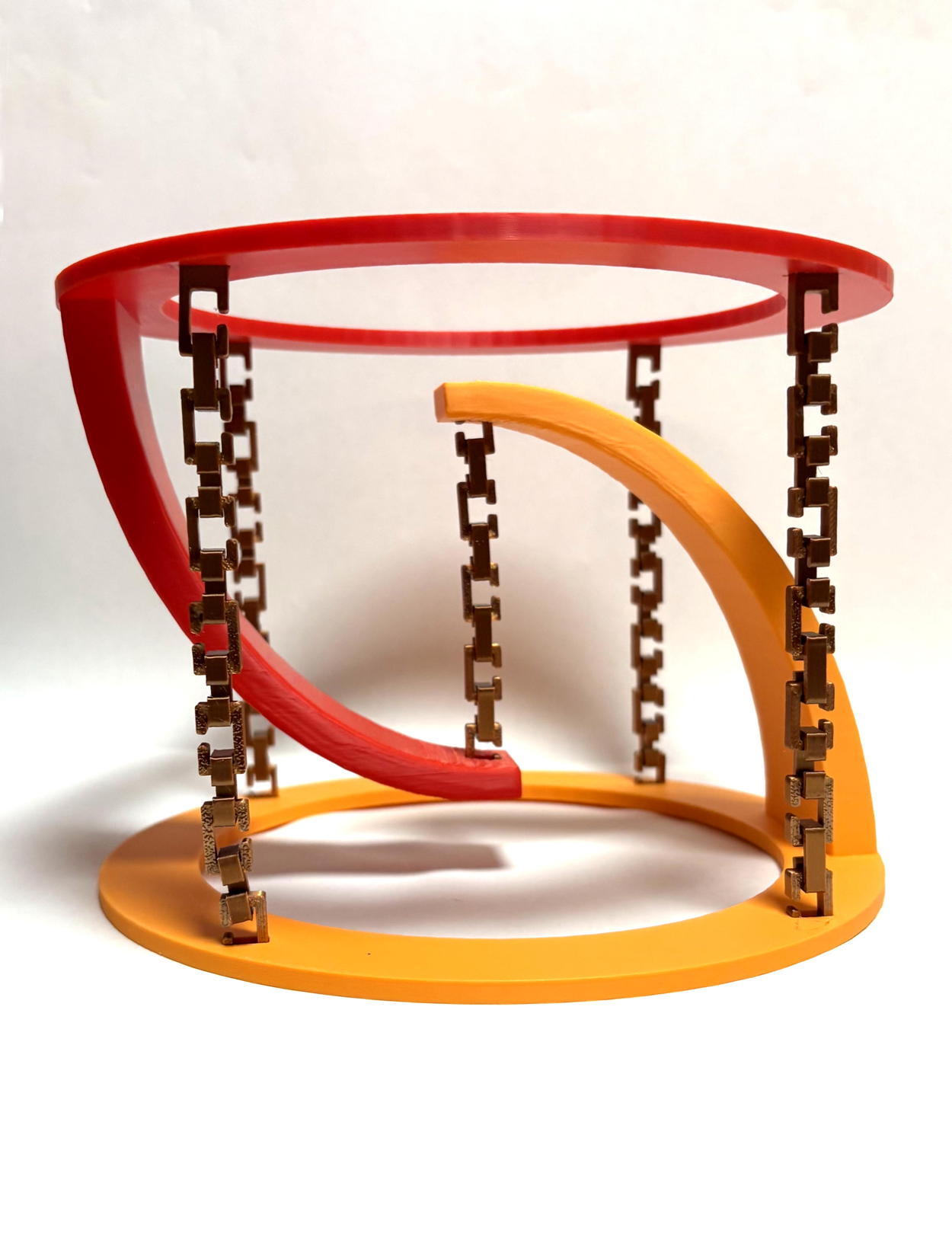 Tensegrity Table - with interchangeable roof color