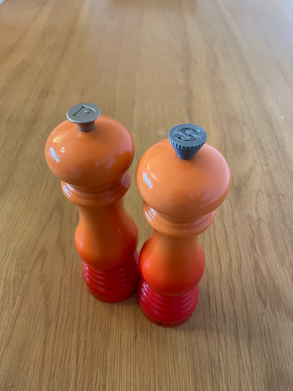 Le Creuset - Salt & Pepper Mill Tops