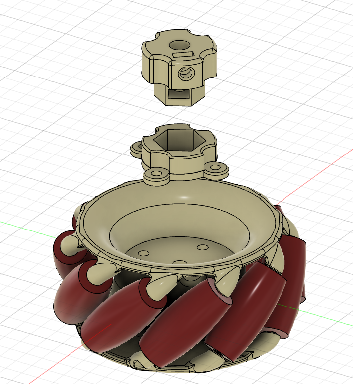 67mm Omni-directional Wheel 12mm Hex Mod
