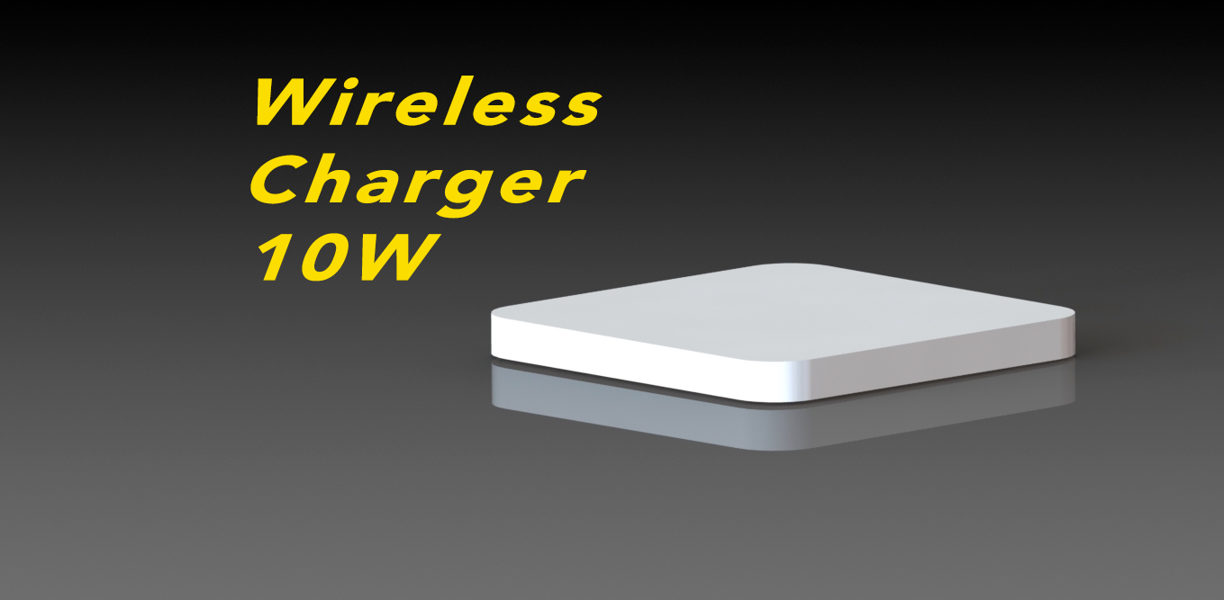 Wireless Charger 10W - Ultra Thin - Iphone 11 pro, 11, X etc