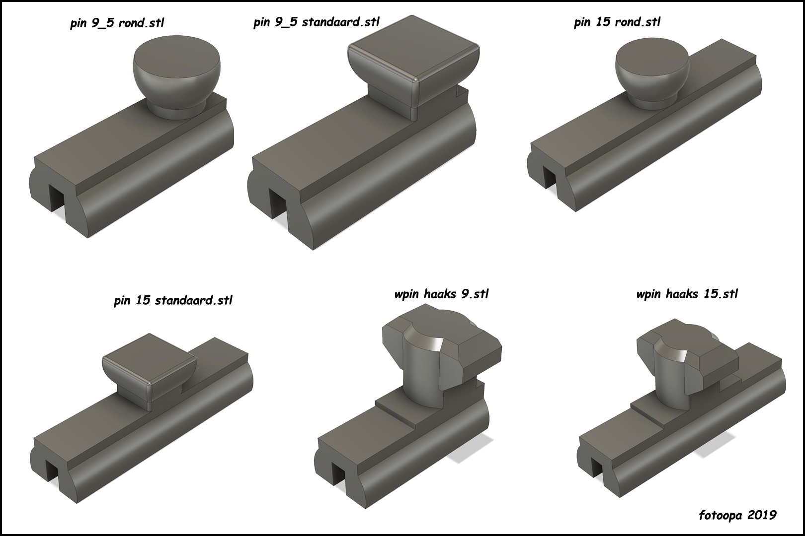 Fischertechnik matching pins.