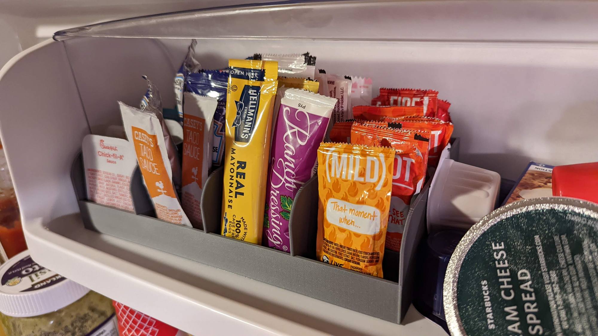 Sauce Tray / Condiment Packet Organizer