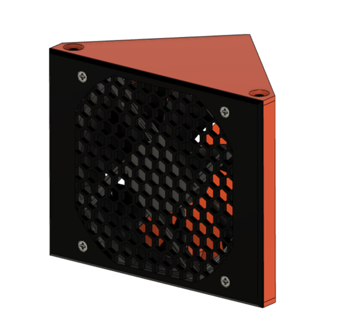 120mm Fan Mount for the Universal 3D Printer Enclosure by 3D Sourcerer