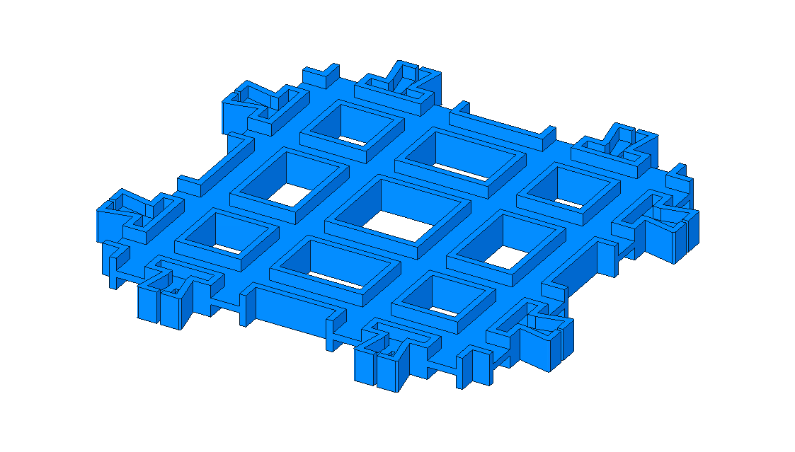 Plarail double-track cross rail