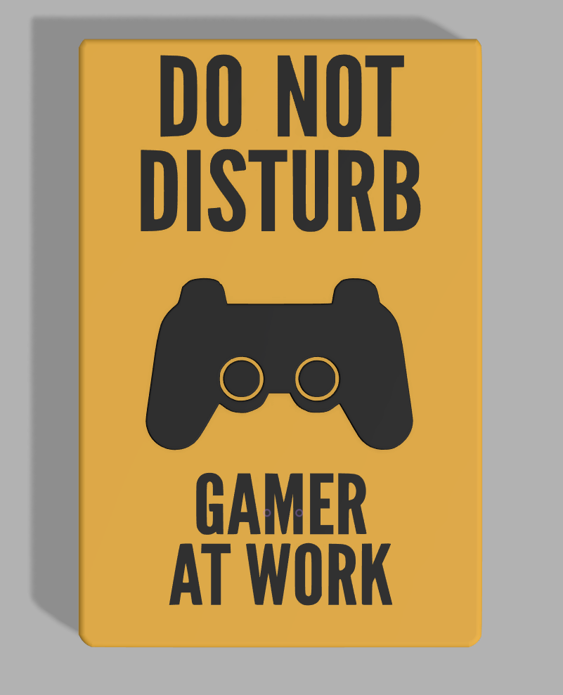 Gamer sign