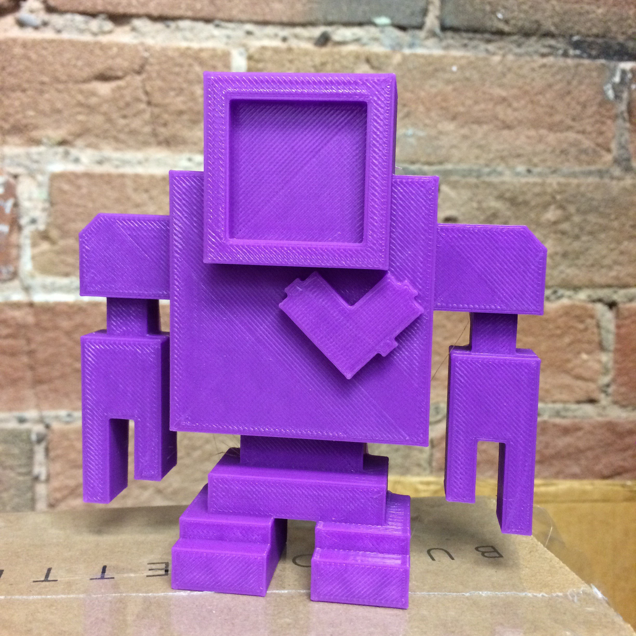 LoveBot the Robot (Flat Print)