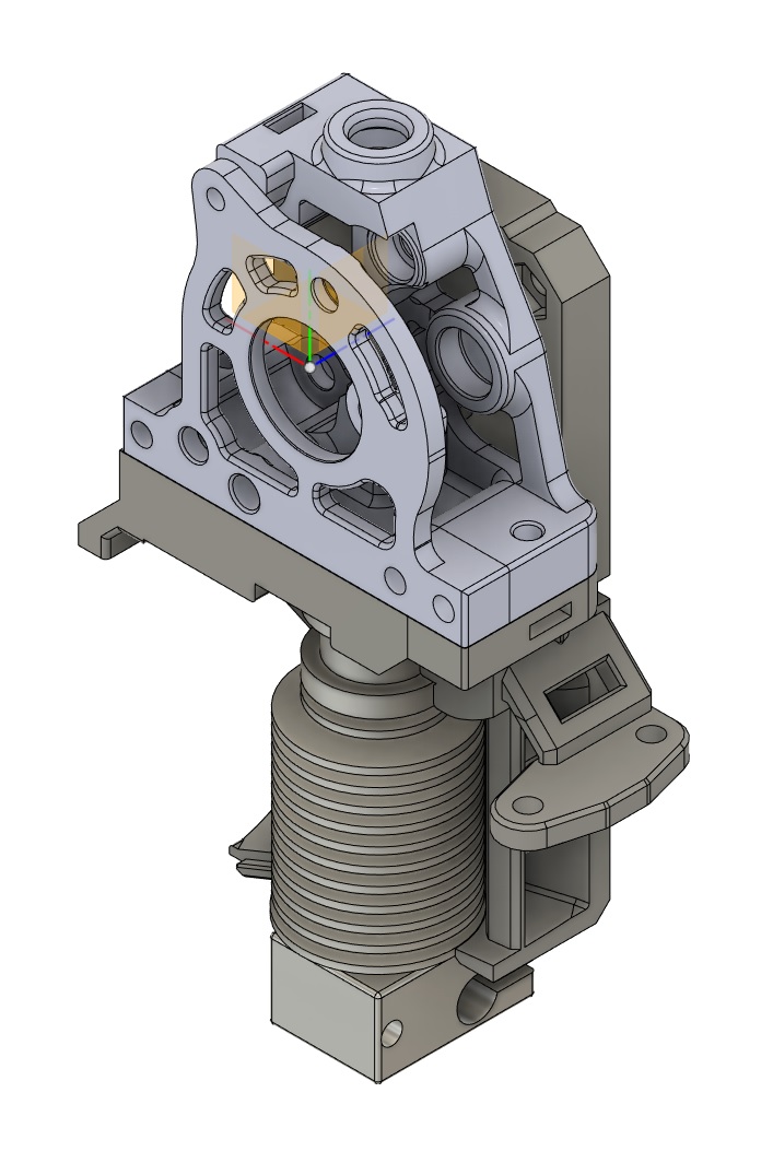 TBGS extruder mount for Bear 2.1