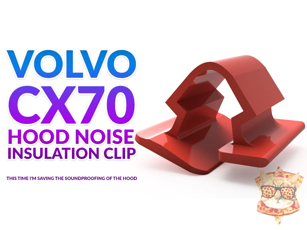 HOOD NOISE INSULATION CLIP FOR VOLVO CX70