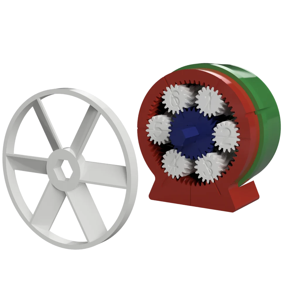 -60:1 Compound Planetary Gear Reducer