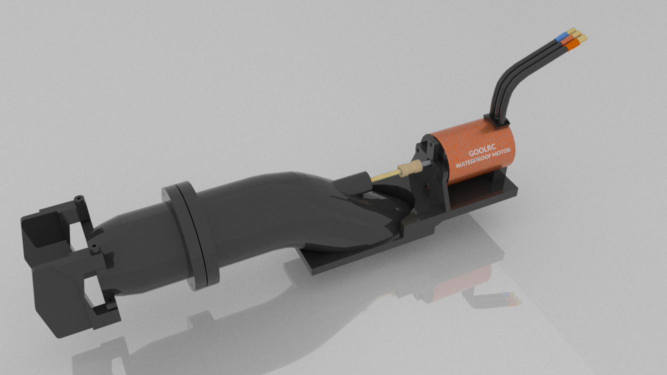 Water jet rc 40mm (hamilton jet drive)