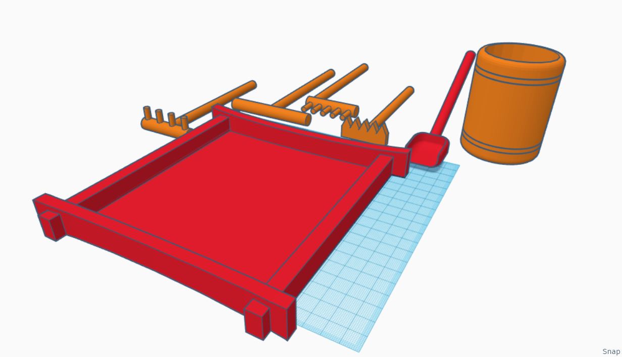 zen garden+tools