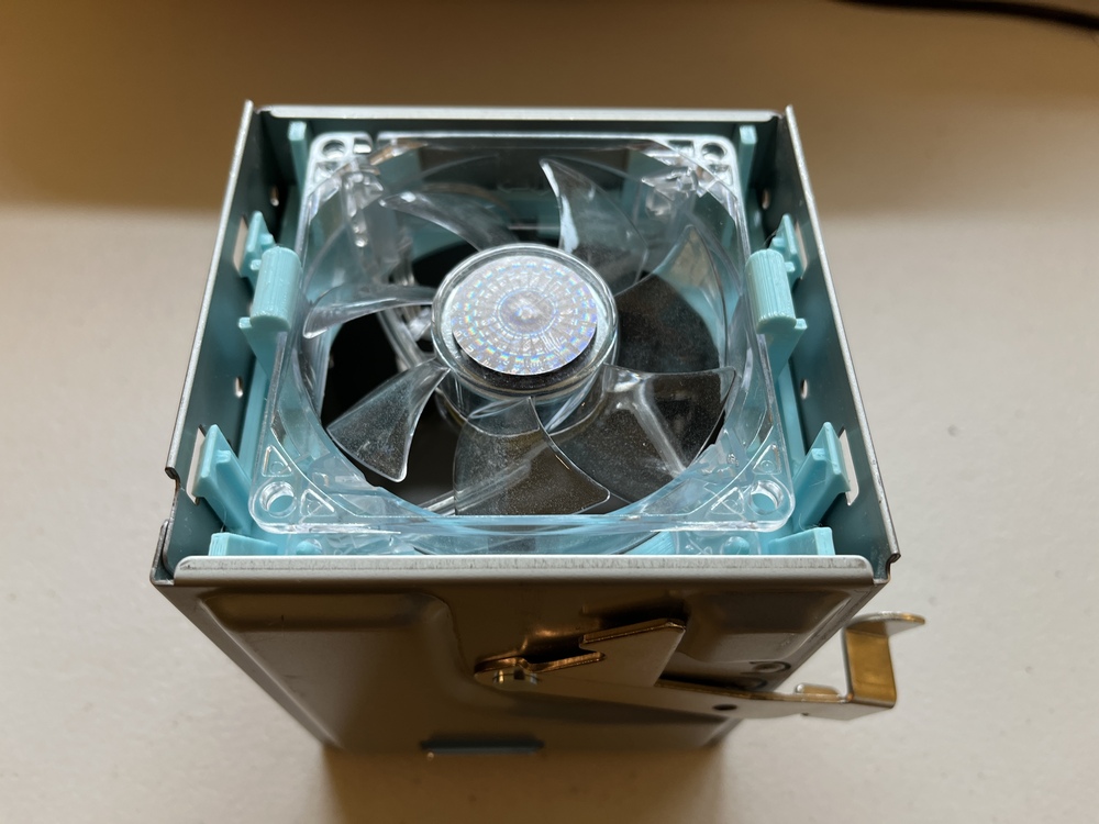 80mm Fan Bracket for 3.5" Drive Cage in Antec SX1000II Tower Case