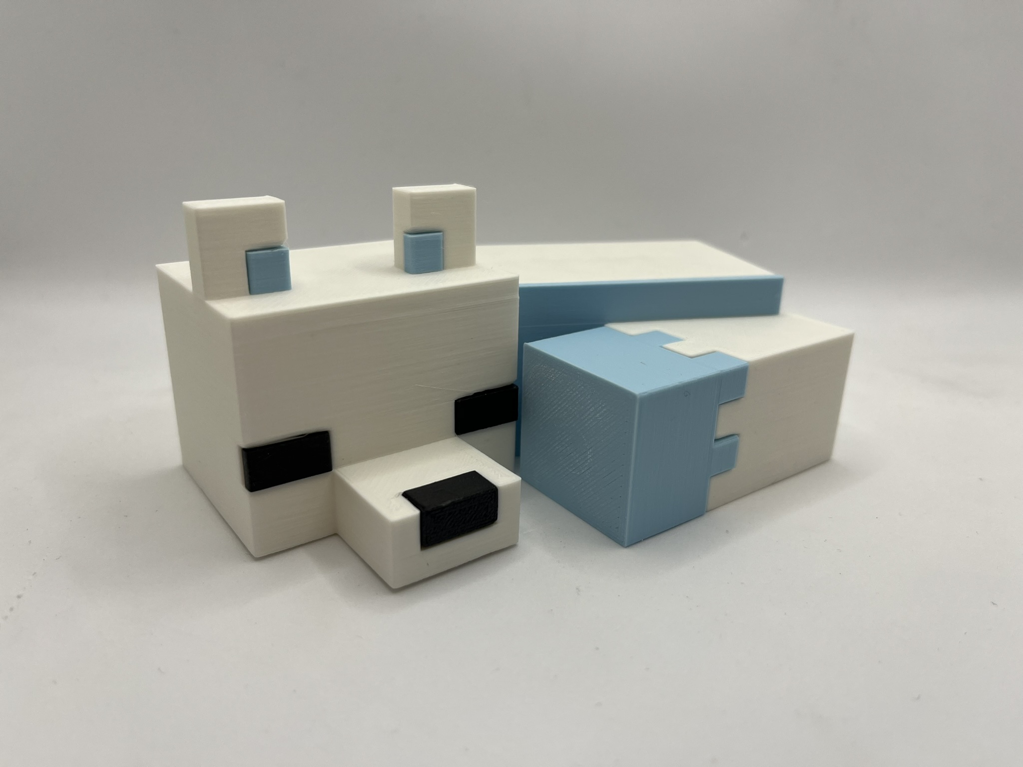Sleeping Arctic Fox - Minecraft