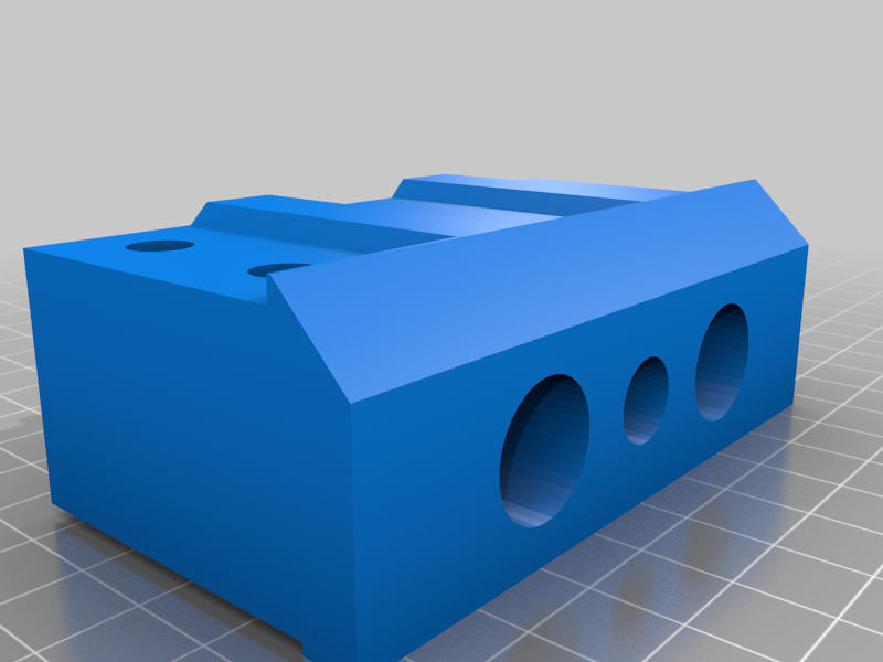 3018 CNC mount for 52mm spindle cast aluminum holder with notches
