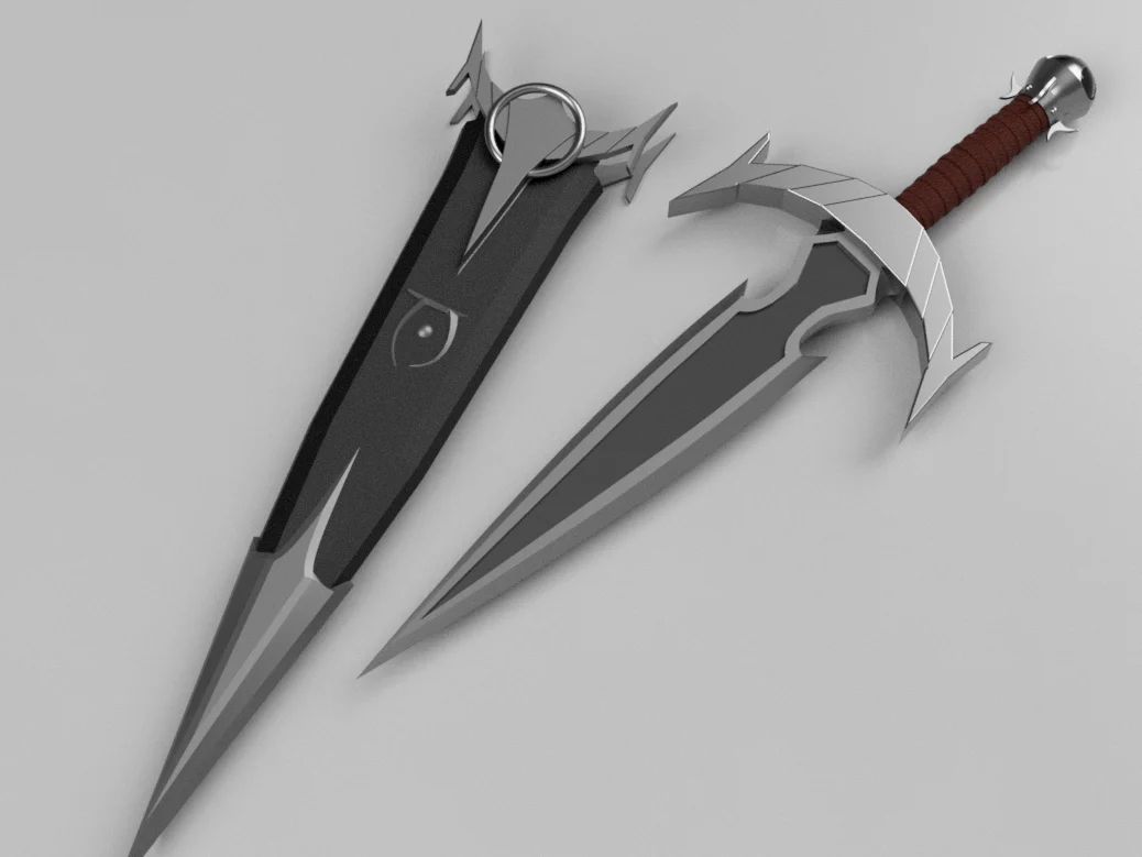 Mehrunes' Razor and Scabbard