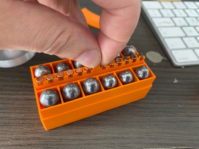 12 pack box for black powder .44 paper cartridge with primers.