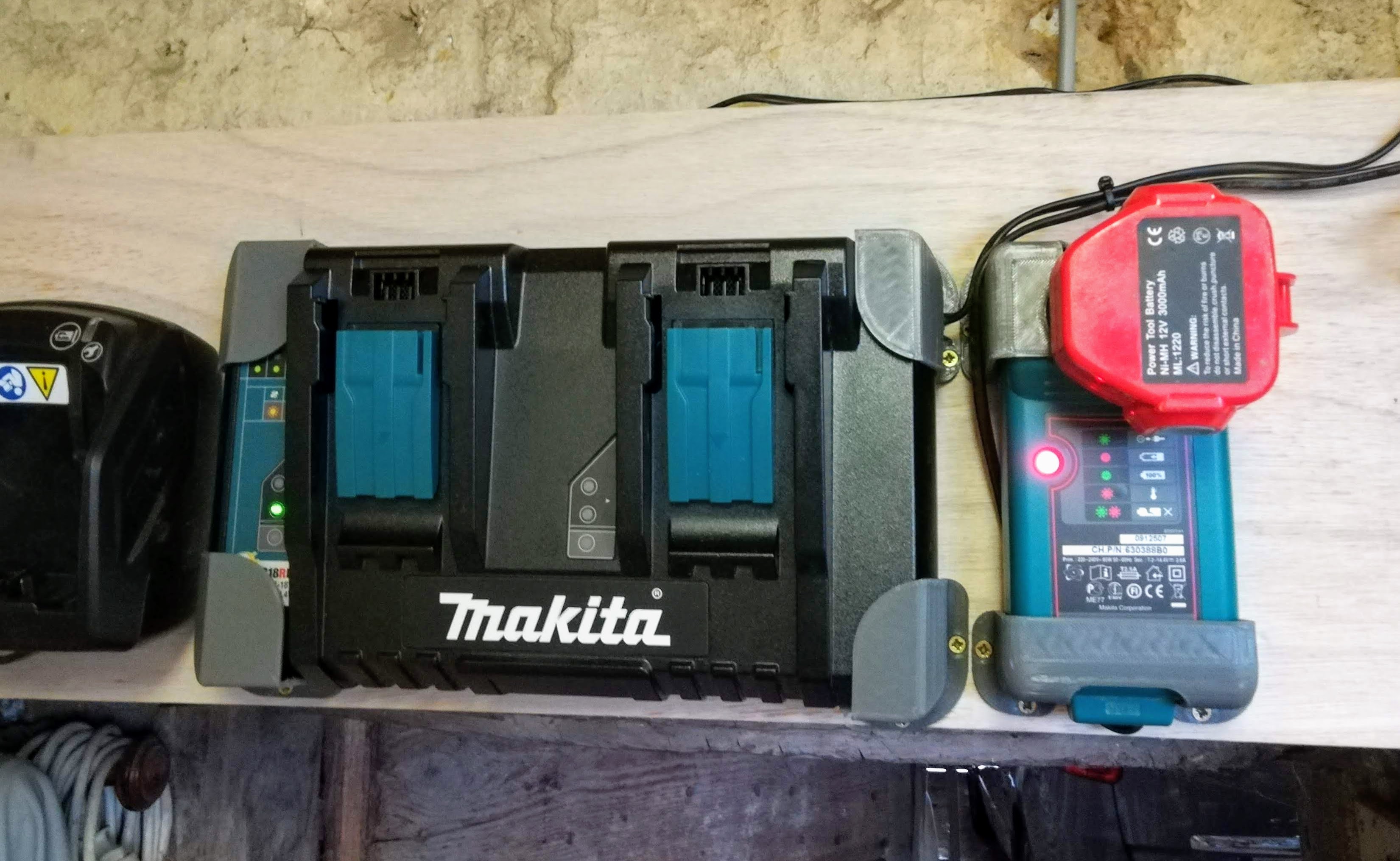 Makita power station DC18RD holder (the left one).