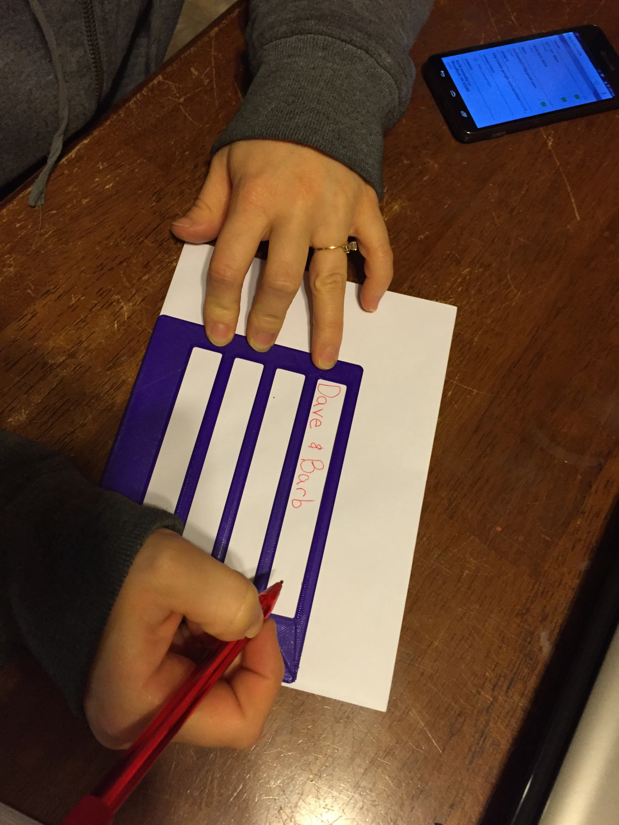 Envelope Address Template