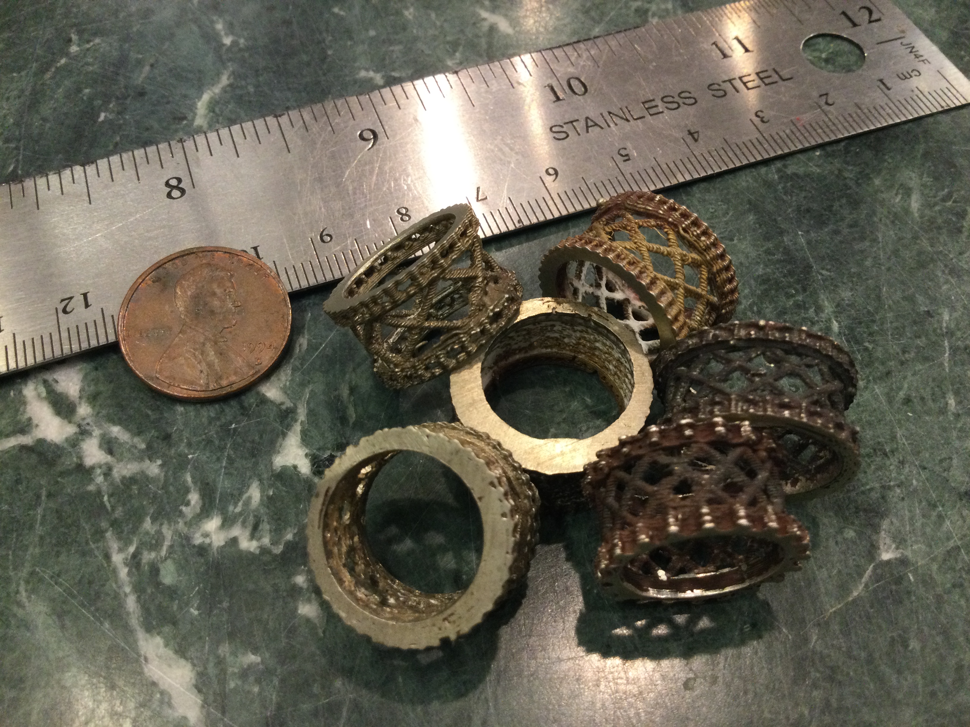 Parametric Bracelet... and band rings