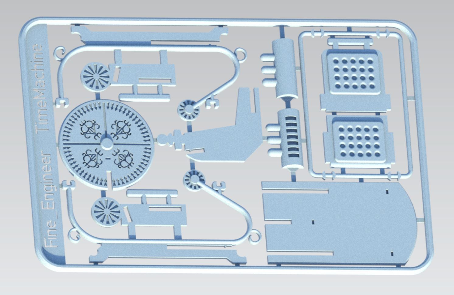 The time Machine kit card HG Wells