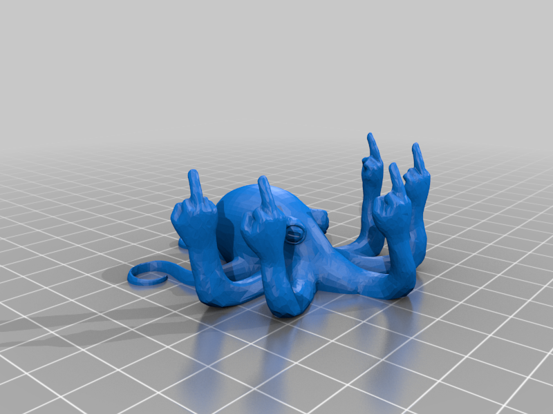 Fucktopus Ringholder + Stand