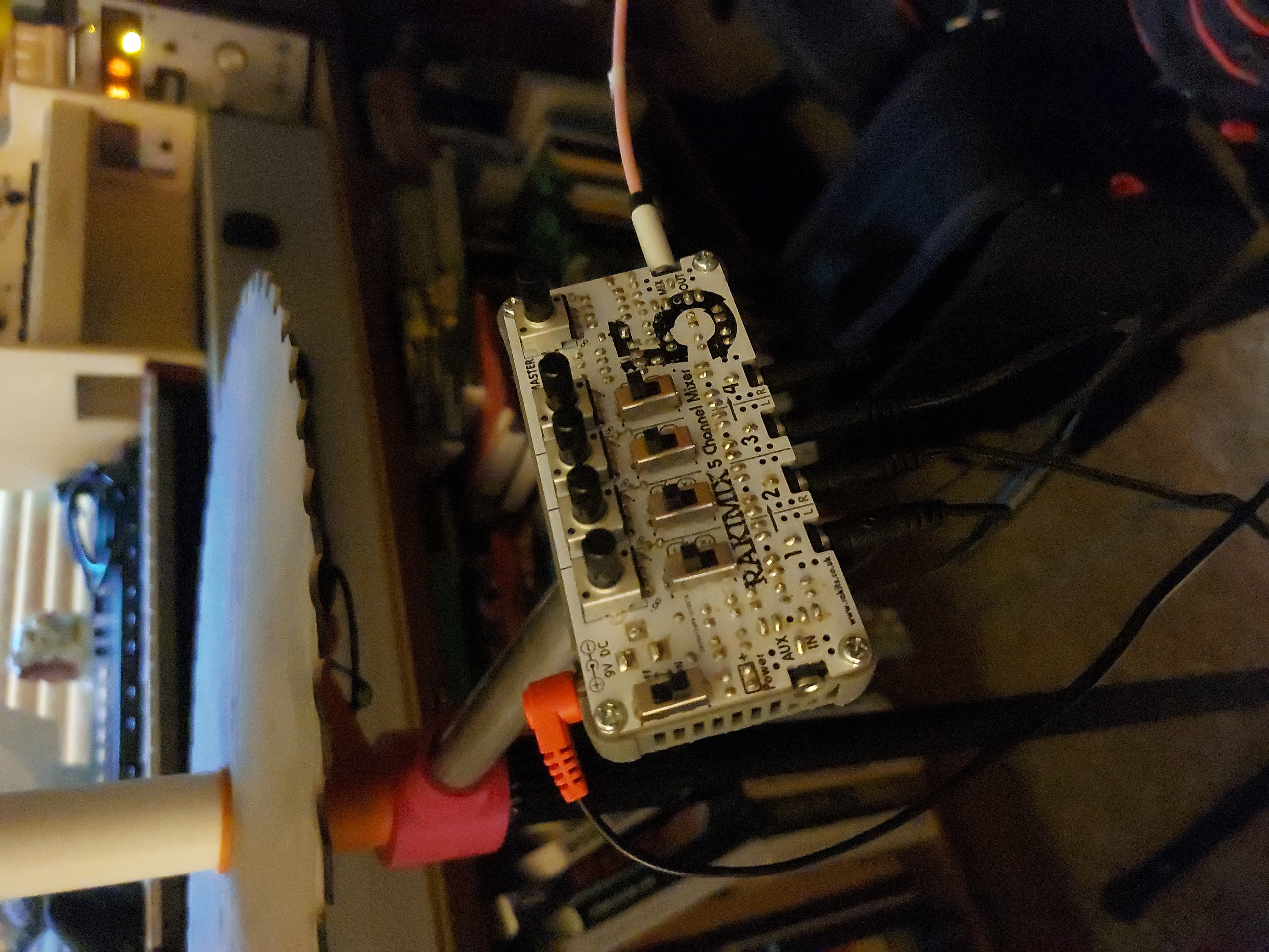 Remix of case for Rakits Rakmix audio mixer.