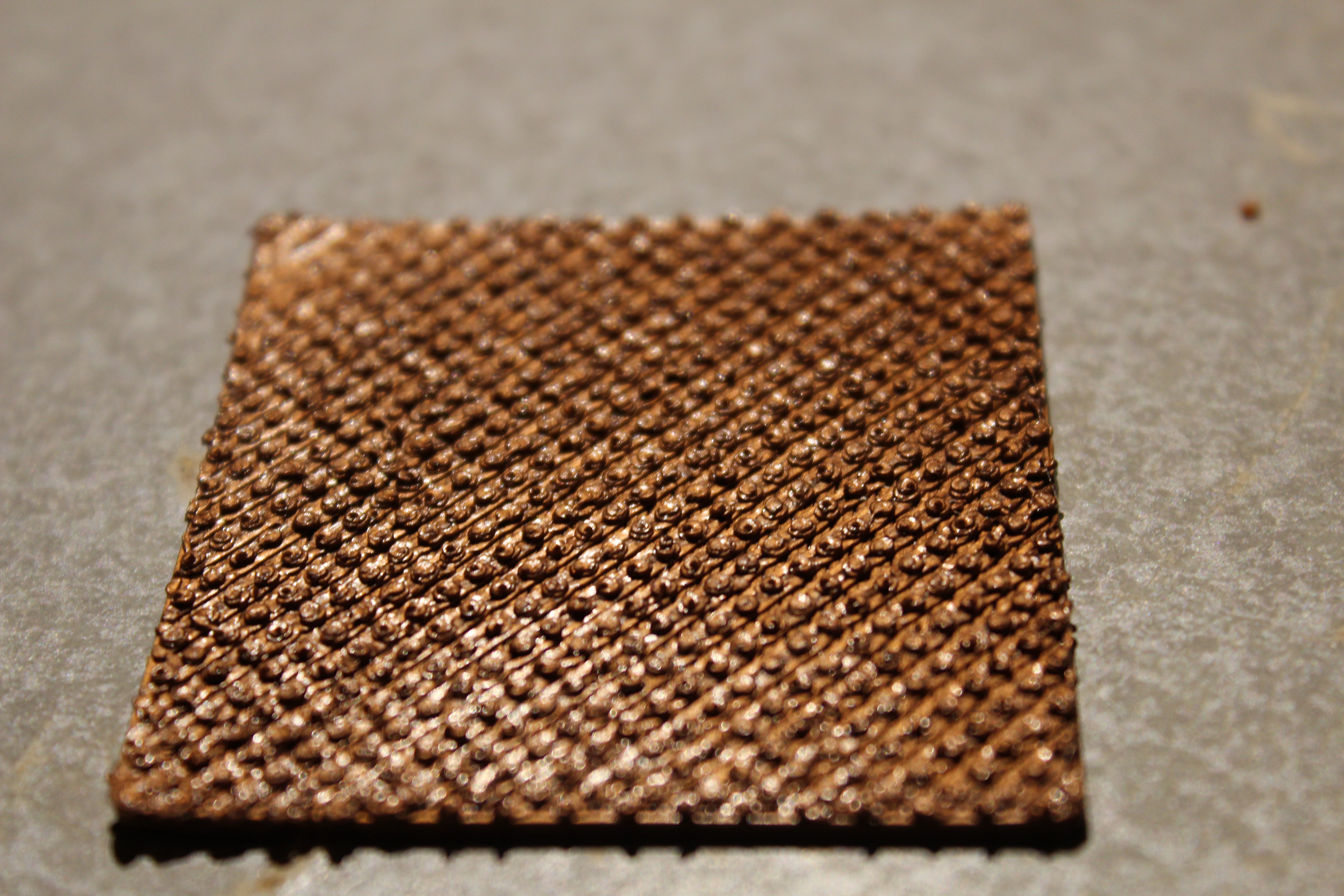 Knurled surface