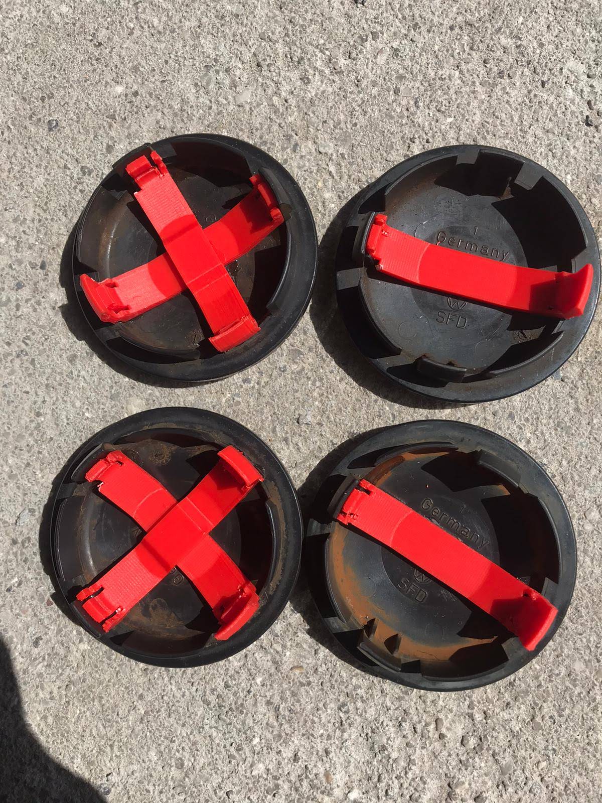 Repair kit for Wheel Center Hub Cap VW Transporter Ø70mm