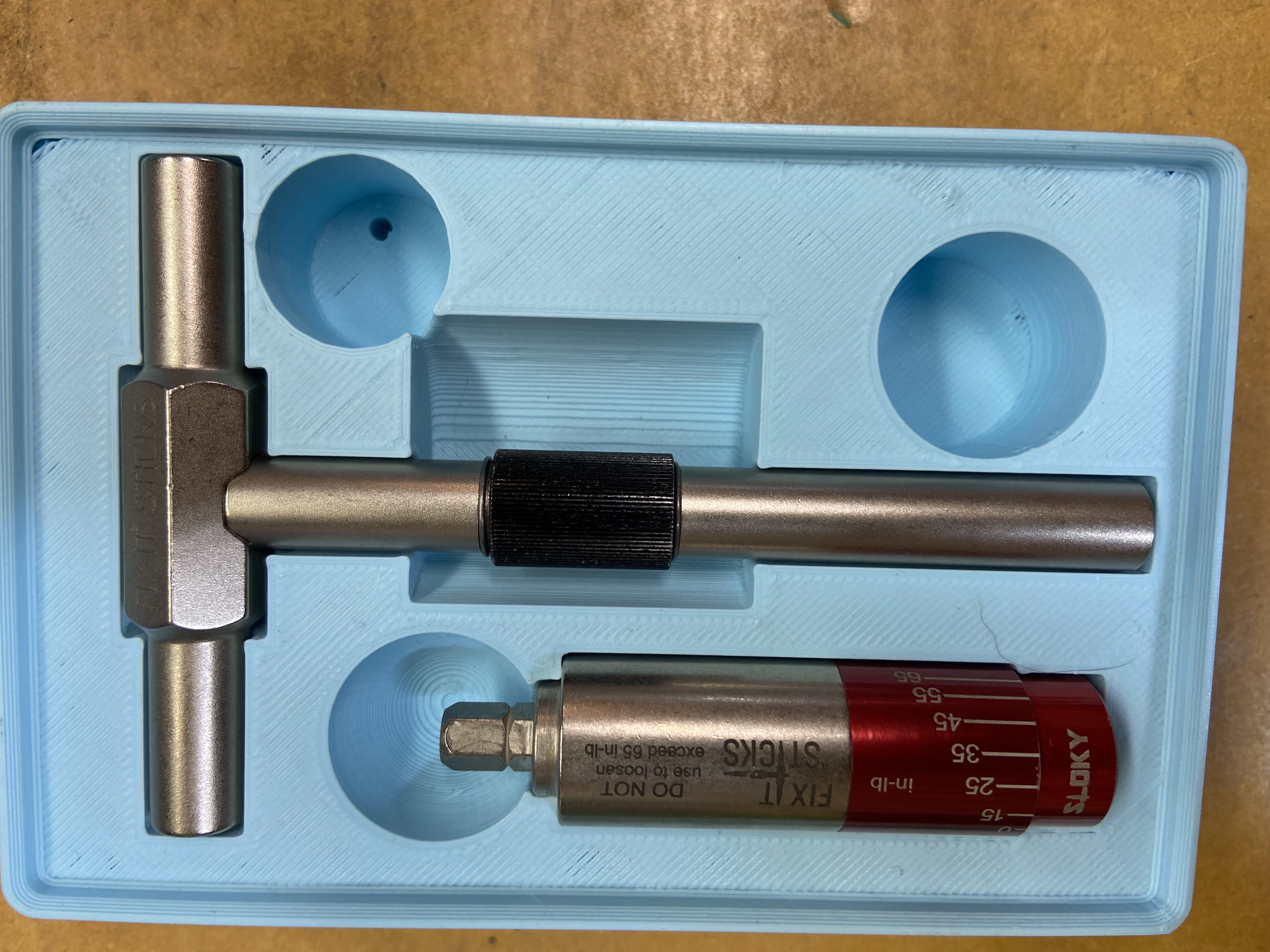 Gridfinity fixit sticks holder